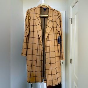 Never worn- long jacket size S.